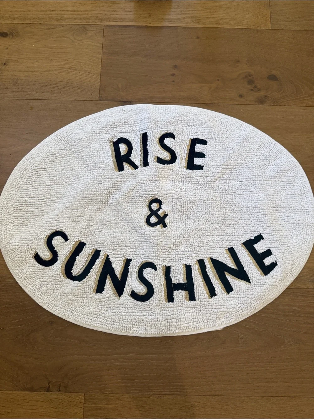 Anthropologie White Oval 